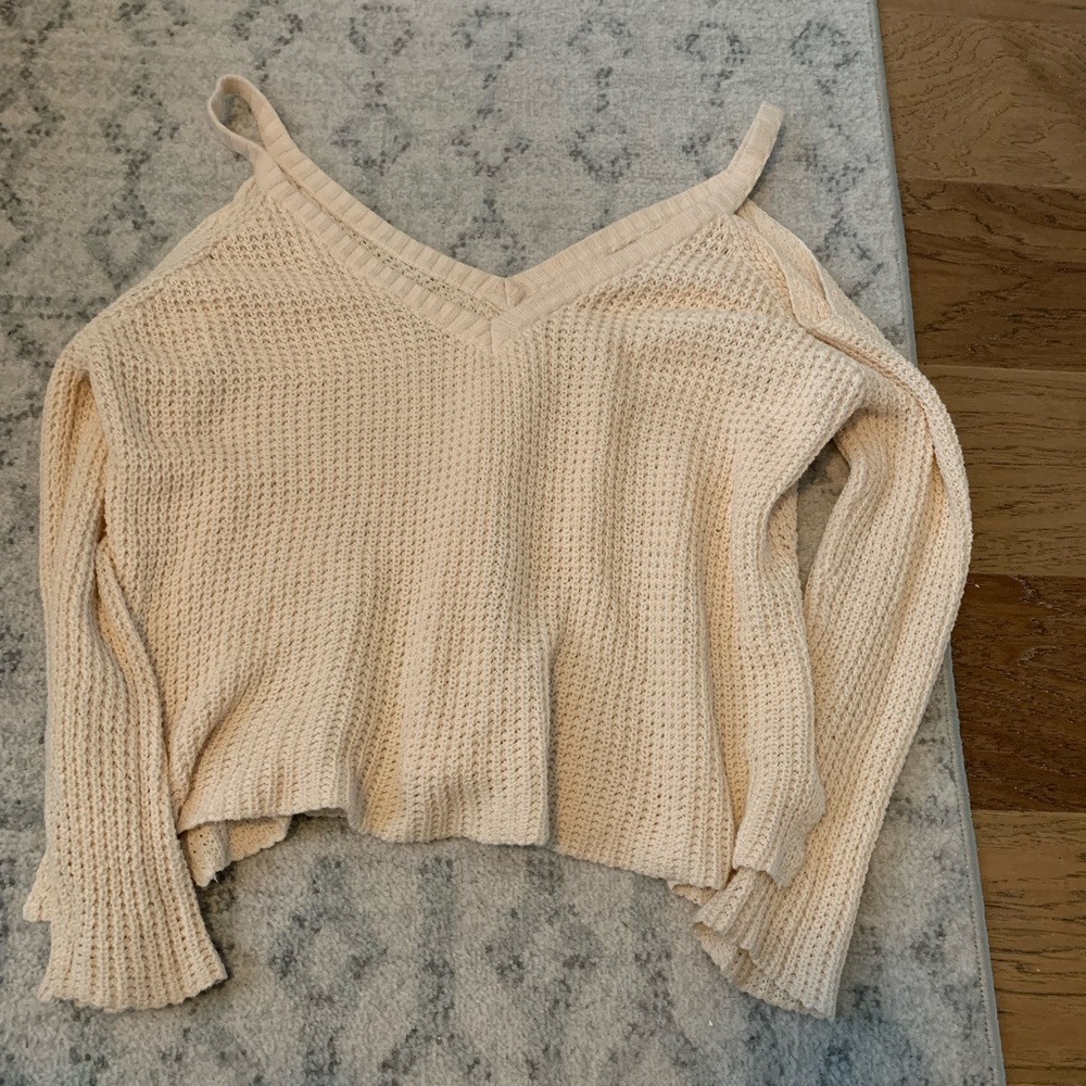 LA Hearts Cold Shoulder Sweater - Picture 4 of 4